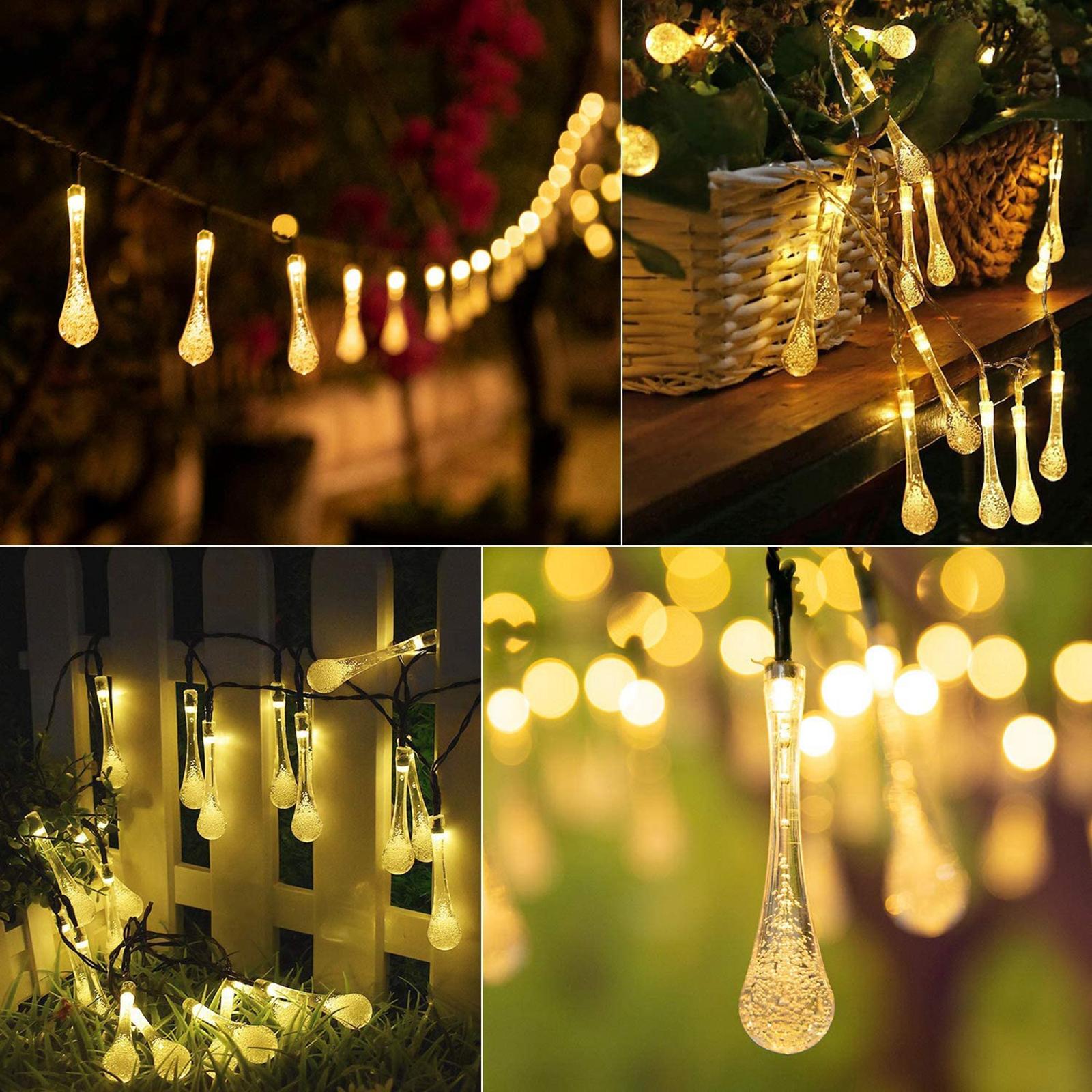Solar String Light Garden Lawn 6.5m-22m Patio Fairy Lights