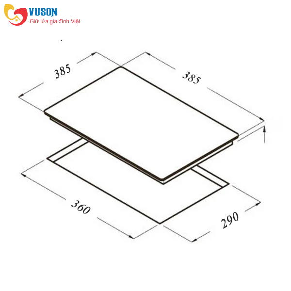 Bếp từ đôi Chefs IH22A- Hàng chính hãng