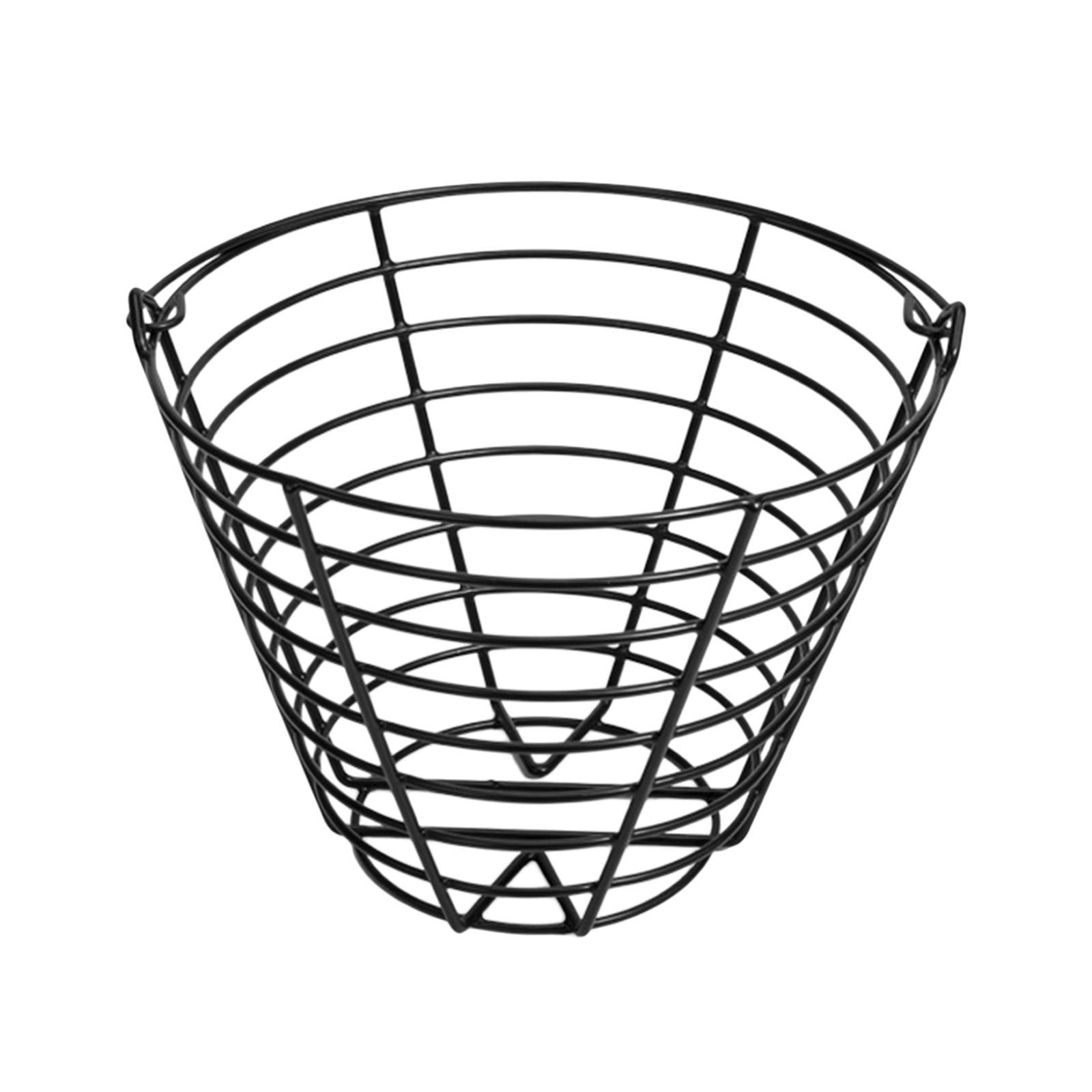 Metal Golf Basket, Golf Ball Storage Bucket, Ball Holder Golf Range Basket Ball Carrying Buckets Golf Ball Container for Practice Accessories
