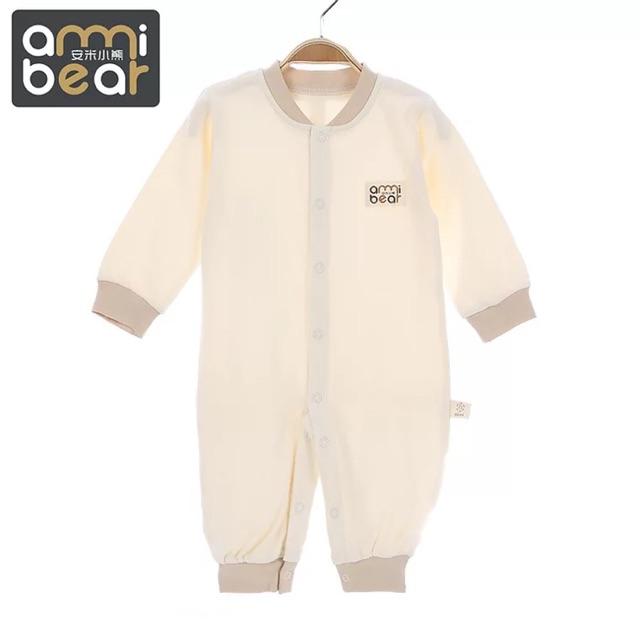 Body xuân thu 100% organic cotton hữu cơ tự nhiên không hóa chất an toàn cho bé sơ sinh