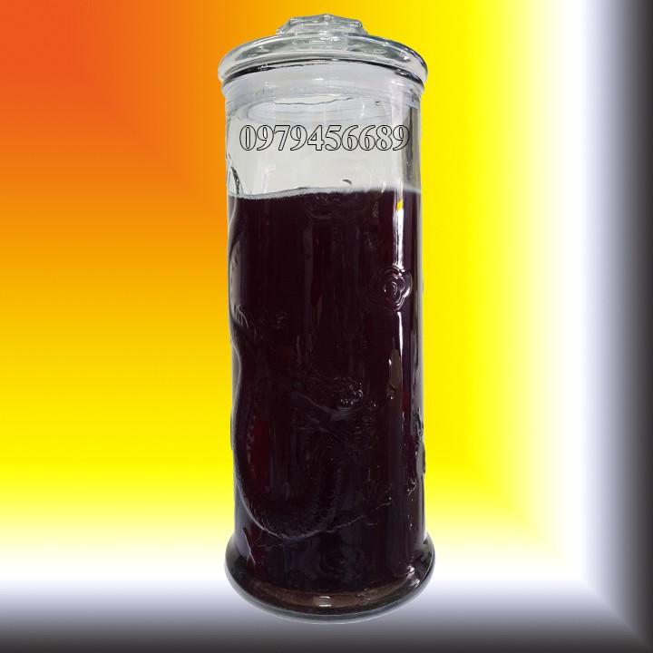 Bình thủy tinh trụ rồng 12 lít không vòi