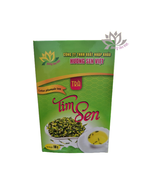 TRÀ TIM SEN HỘP 100G - HƯƠNG SEN VIỆT