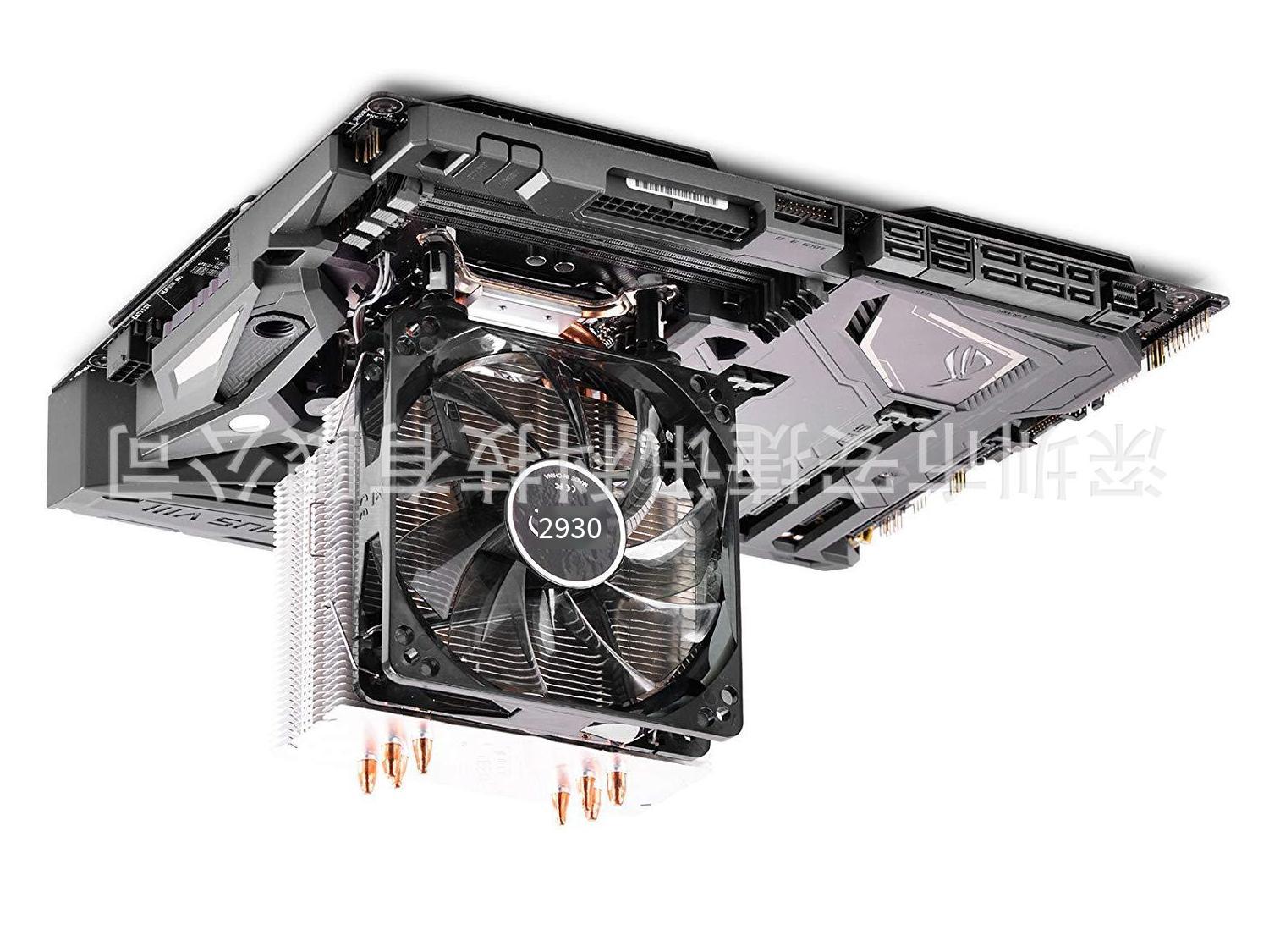 Khuyến Mãi DEEPCOOL 400 Làm Mát Tản Nhiệt CPU AMD Máy Tính Tắt Tiếng Quạt CPU 4 Đồng Nguyên Chất Ống Dẫn Nhiệt Quạt LED