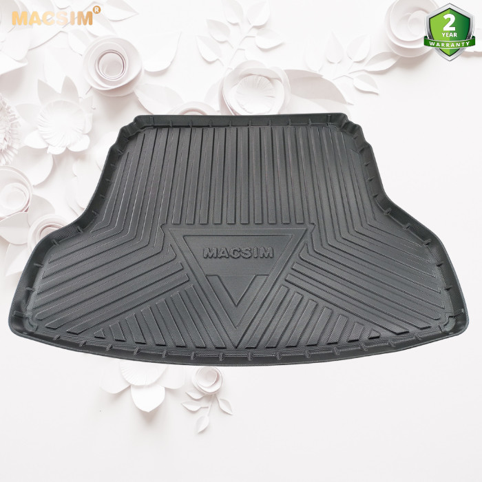 Lót cốp xe ô tô Kia K3 2017 đến nay chất liệu TPV thương hiệu Macsim màu đen