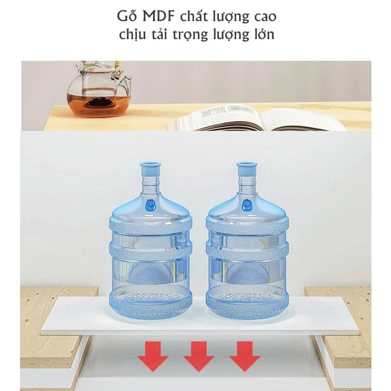 Bàn làm việc ngồi bệt đa năng gỗ MDF phủ melamin ga15