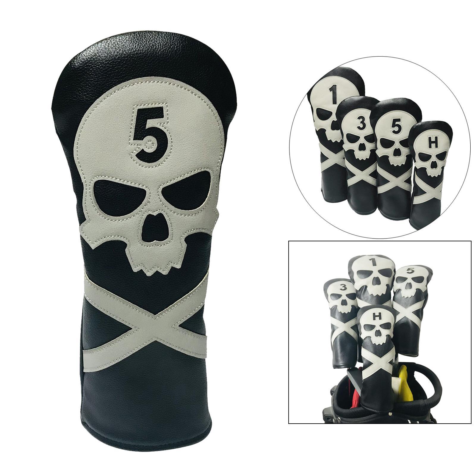 2 Pieces Golf Head Cover Club Headcover Protector Golfer Equipment