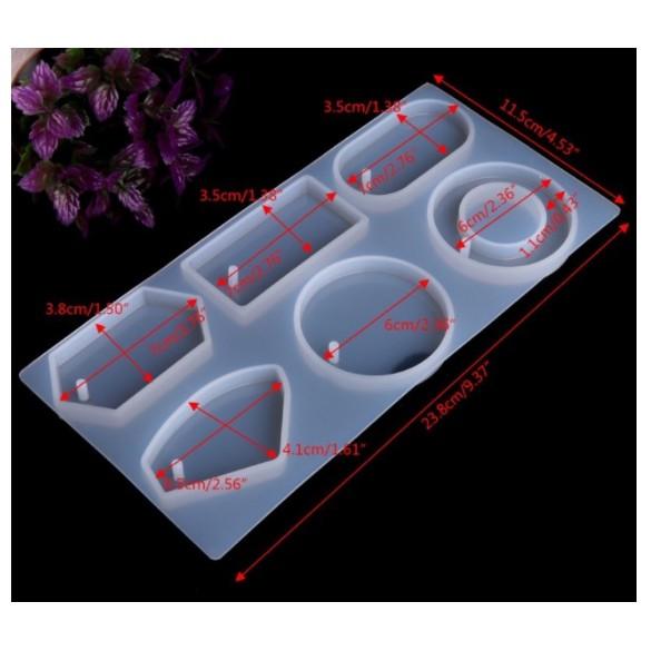 Khuôn Silicone Làm Móc Khóa Resin - Trường Thịnh Sài Gòn