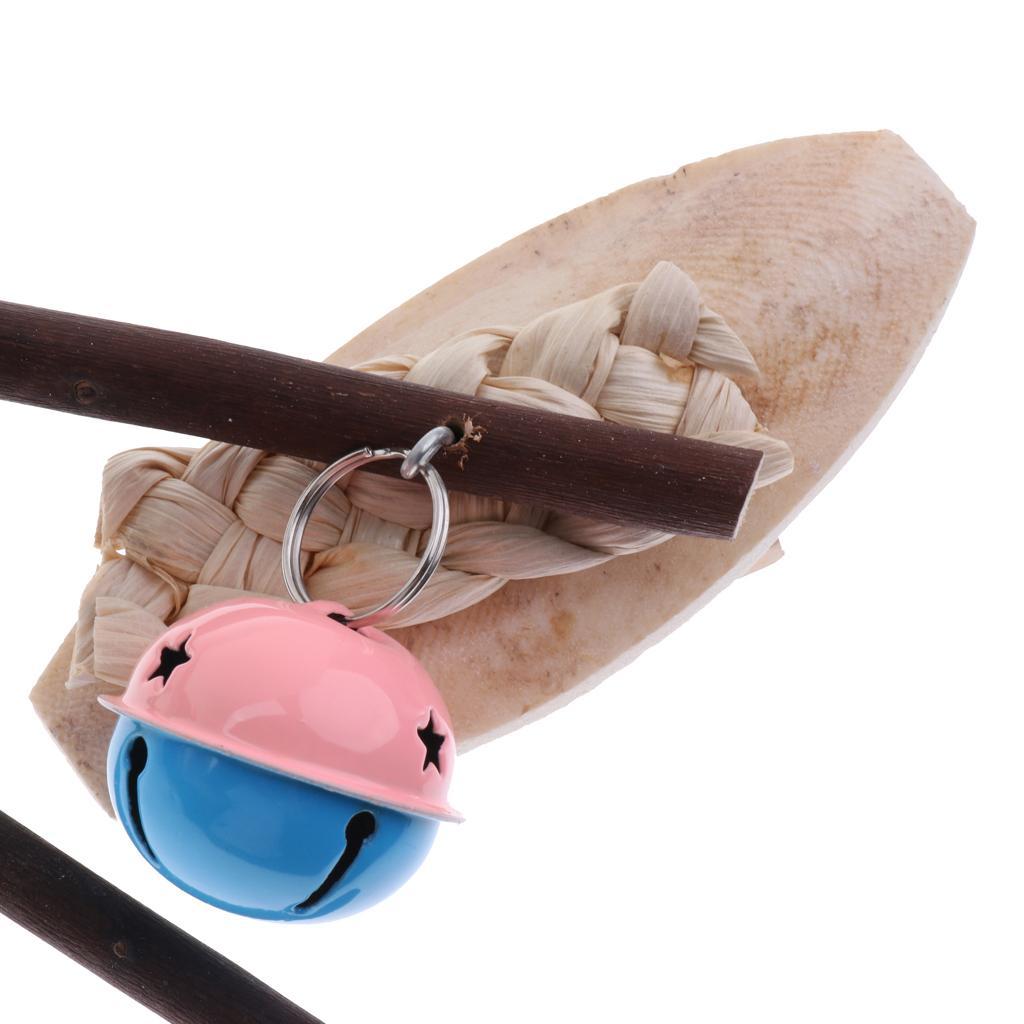 2-pcs Parrot Wood Hanging Stand Toy Parakeet Branch Perches Toy #1#3