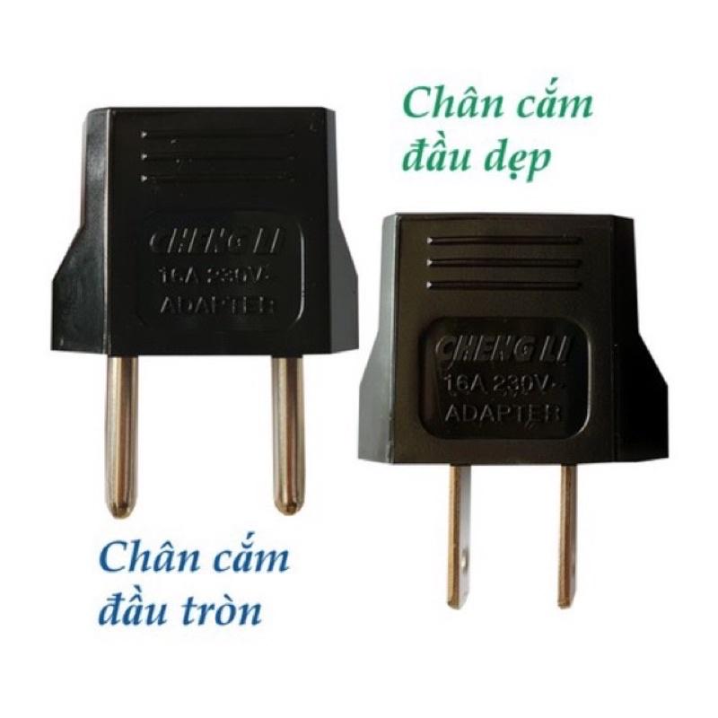 Phích cắm CHENGLI cao cấp, đổi chân tròn ra dẹp hoặc chân dẹp ra tròn