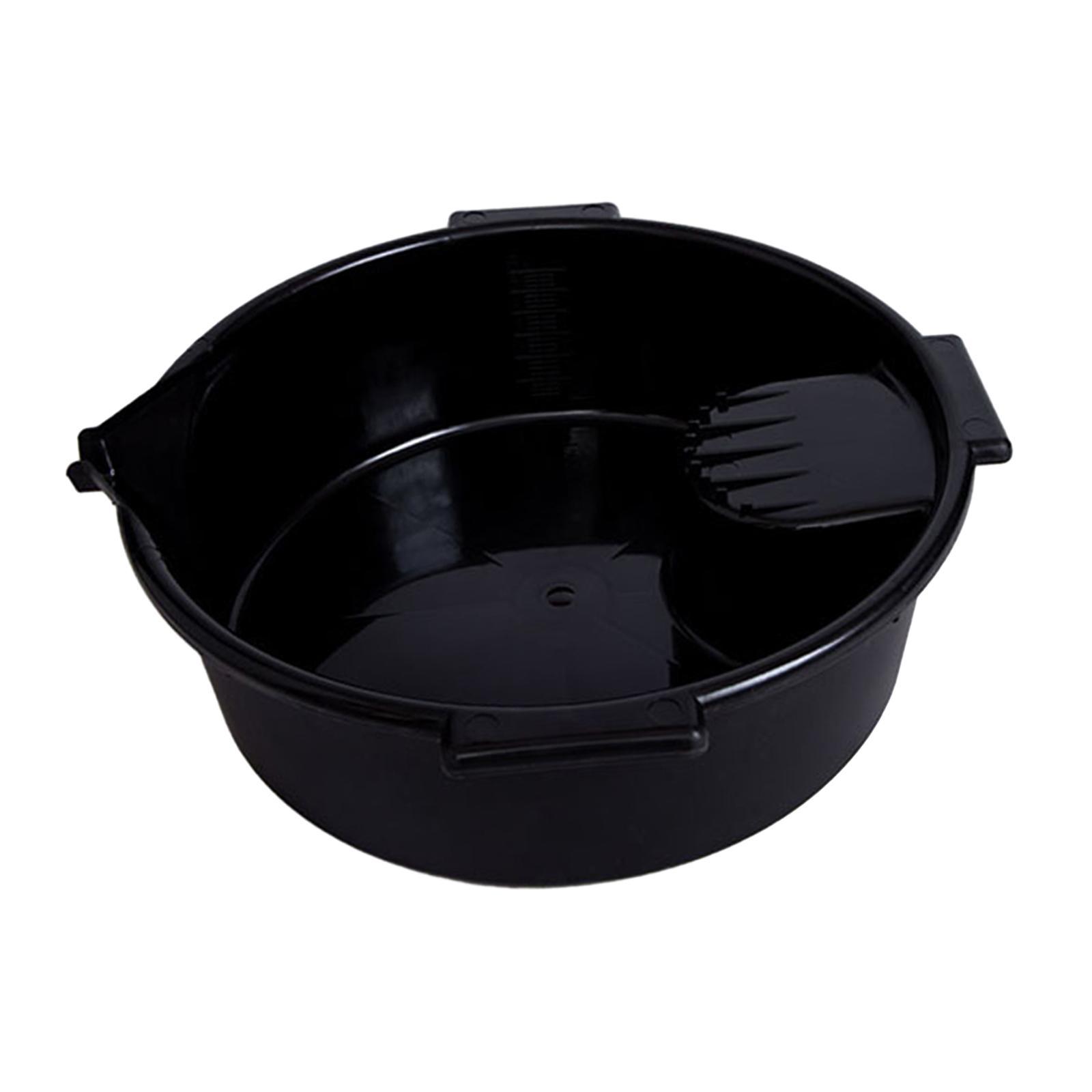 Oil Drain Container Oil Change Pan Heavy Duty Easy Cleaning Prevents Spills Anti  Motor Oil  Pan for Cars Motorcycle