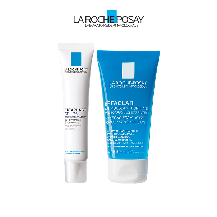 Bộ kem dưỡng giúp làm mờ sẹo, hỗ trợ phục hồi & tái tạo da La Roche Posay Cicaplast Gel B5