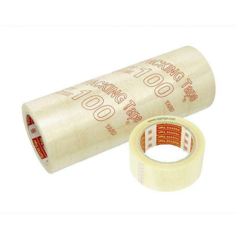 BĂNG KEO TRONG LOẠI 1 CHUẨN 100YARD LOẠI XỊN KO ĐỨT