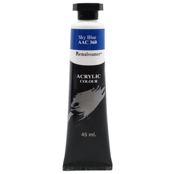 Tuýp Màu Acrylic 45 ml - Renaissance #360 - Sky Blue