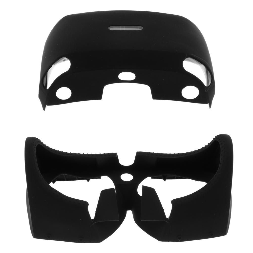 Soft VR Headset Anti-slip Silicone Rubber Cover Protective Case Eye Shield Protective Cover for PlayStation PS4 VR Controller