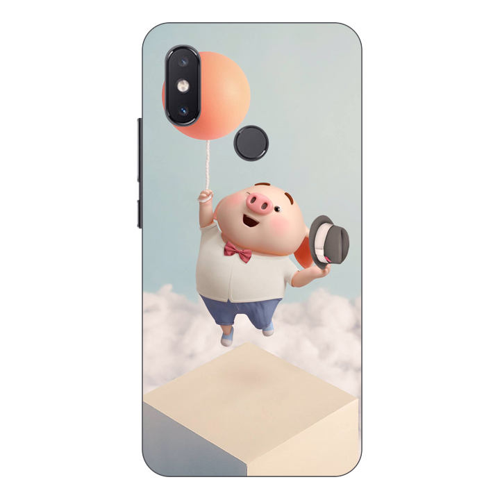 Ốp lưng điện thoại Xiaomi Mi 8 SE hình Heo Con Bay Bổng - Hàng chính hãng