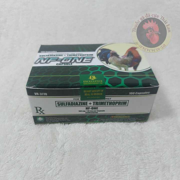 Thuốc gà đá - NF - ONE - phân xanh , phân trắng - gà đá - COMBO 1 VĨ / 10 VIÊN