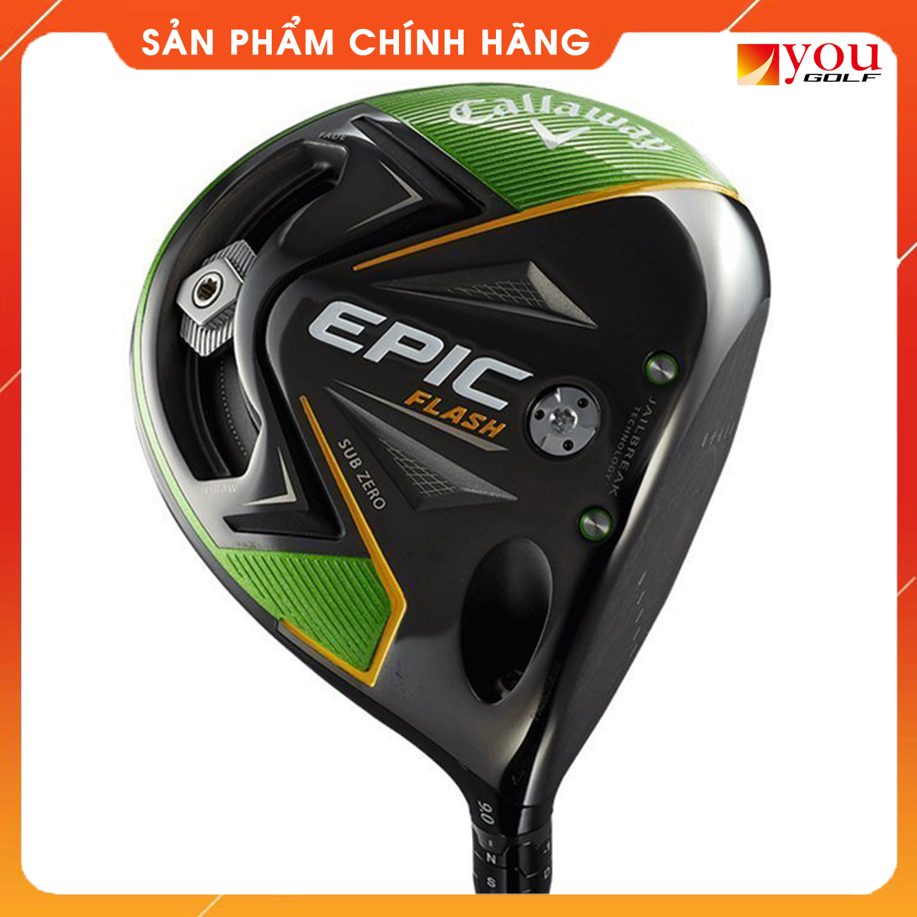 Gậy Golf Nạm Driver Callaway Epic Flash Sub Zero Shaft Graphite 2019