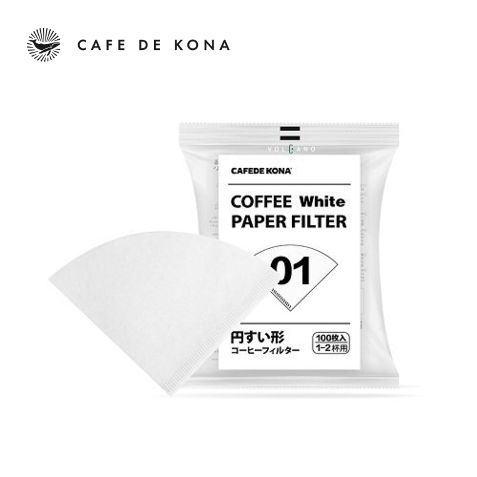 Giấy lọc V60 tẩy trắng Made in Japan CAFE DE KONA