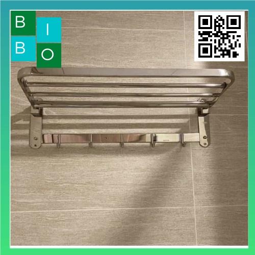 Máng Khăn Nhà Tắm Inox 304, Kệ Để Khăn, Thanh Vắt Khăn Gấp Đa Năng