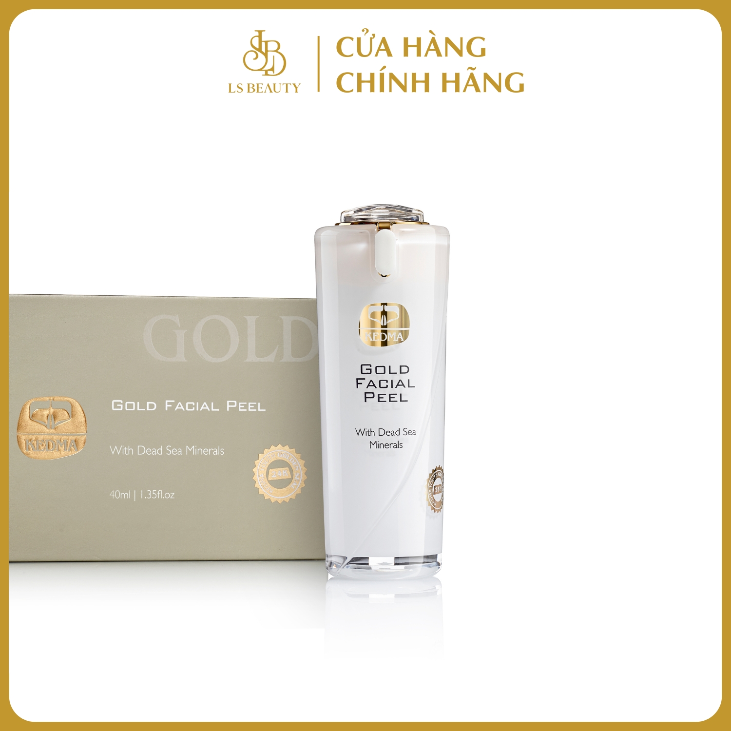 Gel Tẩy Da Chết Từ Tinh Chất Vàng 24k - Gold Facial Peel Kedma 40ml