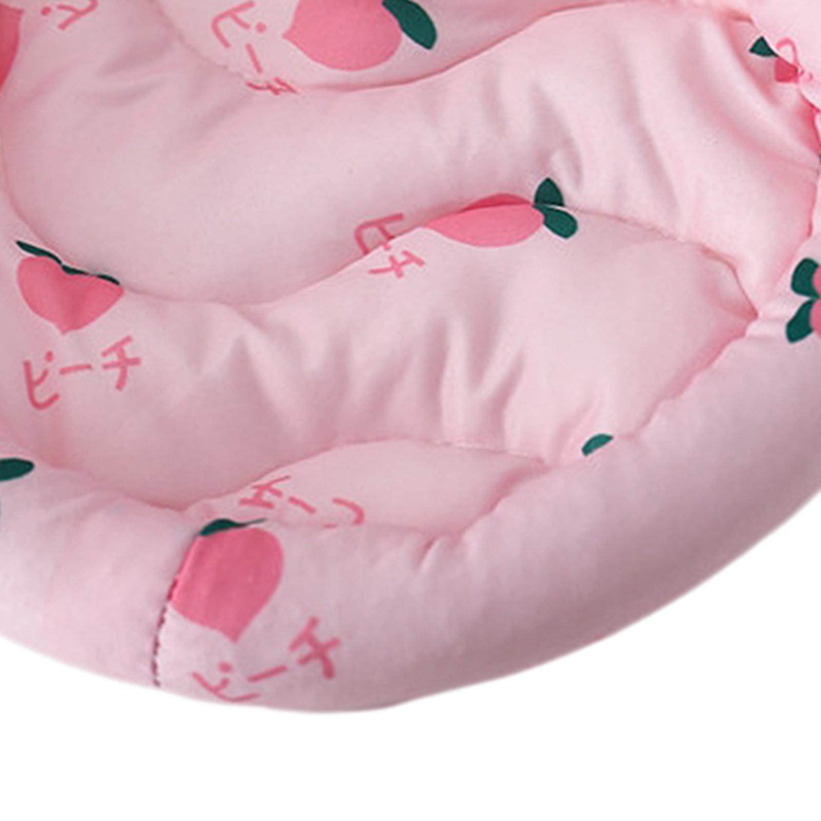 Small Pet Sleeping Pad Hamster Bed Pad Cushion Pad Small Pet Bed Mattres Round Rabbit Mat Guinea Pig Mat for Squirrel Ferret Hedgehog Chinchilla