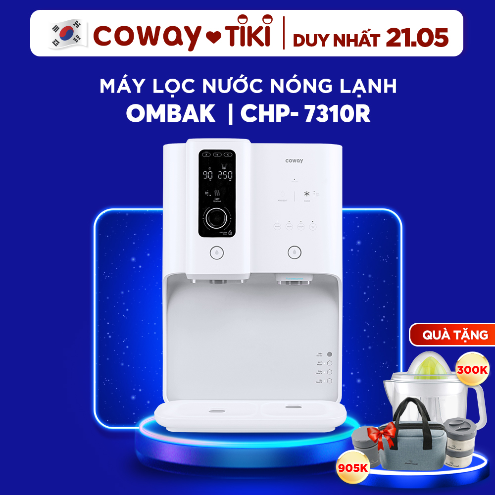 Máy lọc nước nóng lạnh Coway Ombak CHP-7310R - Hàng chính hãng