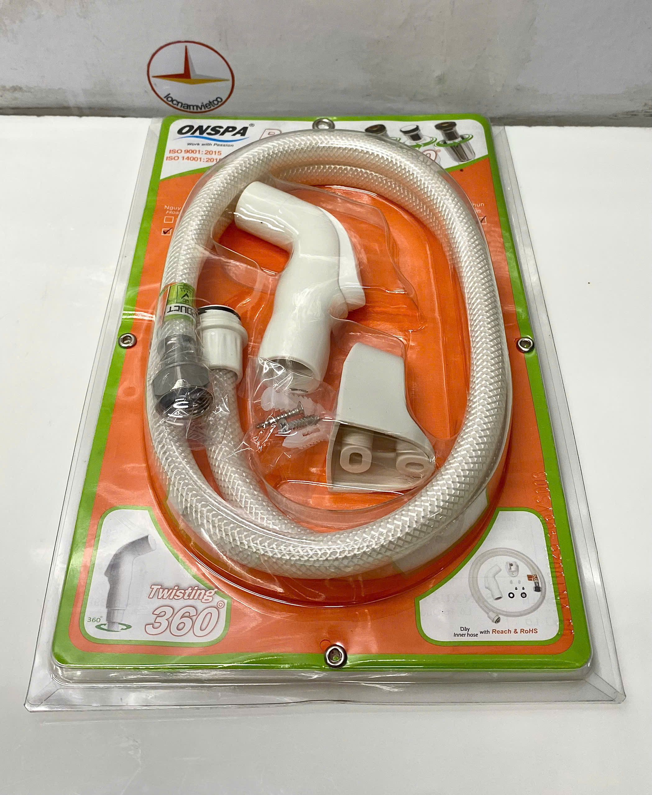 Vòi xịt vệ sinh nhựa PVC Onspa 114X