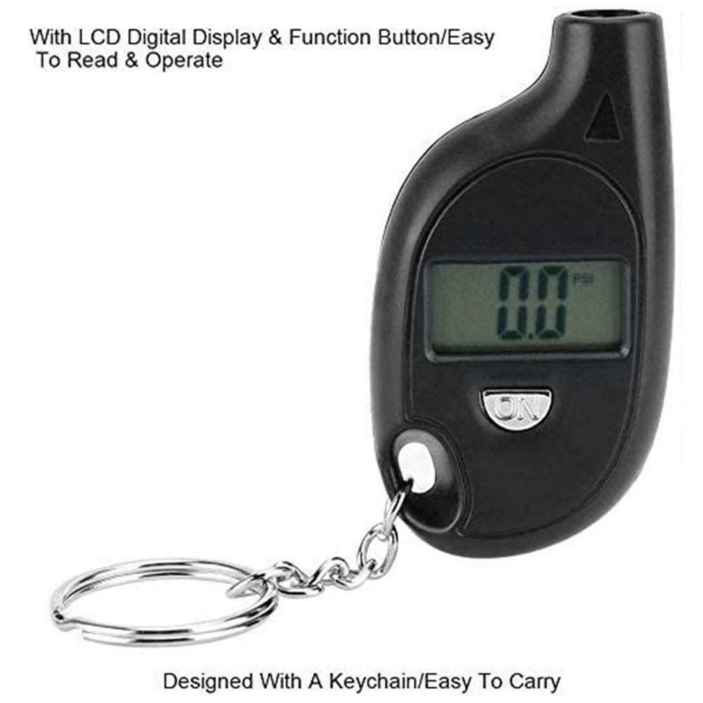 Thiết bị đo áp suất lốp xe hơi/ xe máy/ xe tải mini có màn hình LCD