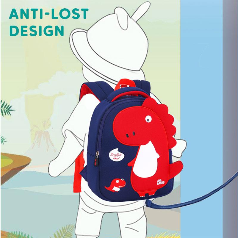 DORIKYDS Cao Cấp Mẫu Giáo Mầm Non Ba Lô Cho Bé Trai Bé Gái Học Túi Hoạt Hình Dễ Thương Khủng Long Bé Túi