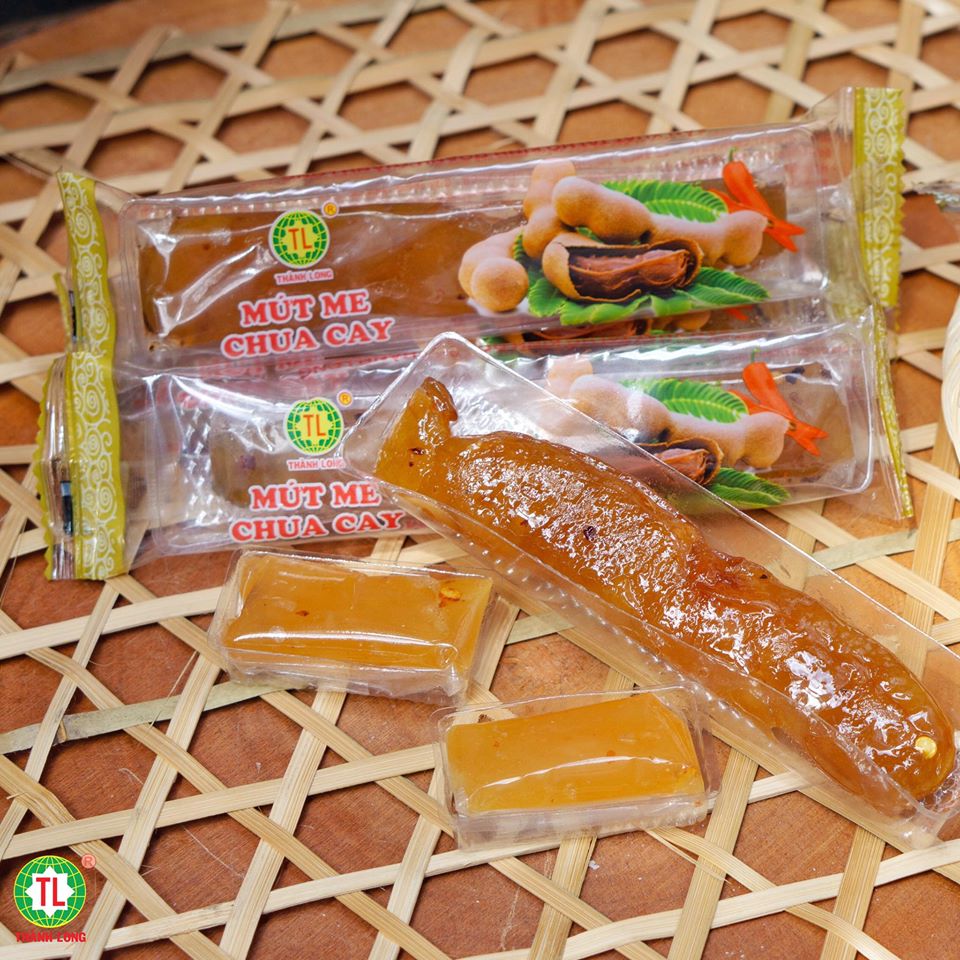 Mứt Me sấy Chua Cay Nguyên Trái Truyền Thống Thơm Ngon Thành Long 500gr - Việt Nam