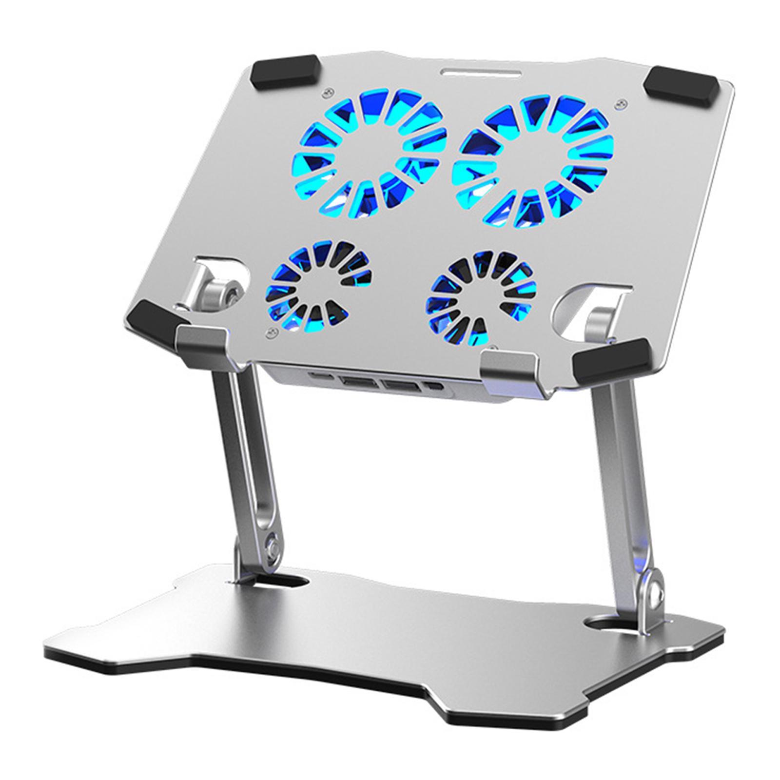 Laptop Stand with Cooling Fan, for Laptops up to 17.3" Holder for Dell Table Desk