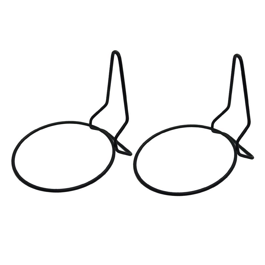 2 Pieces Iron Art Hanging Baskets Anti-rust Coating on The Surface of Metal