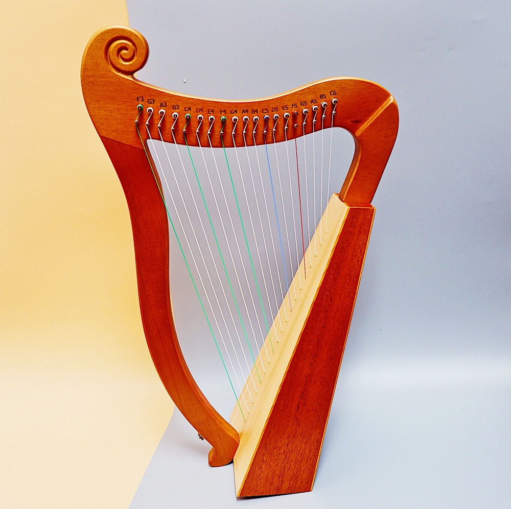 Đàn Hạc 19 Dây Chính Hãng TSUKI010 - Tặng Kèm Đàn Kalimba 17 phím nguyên khối