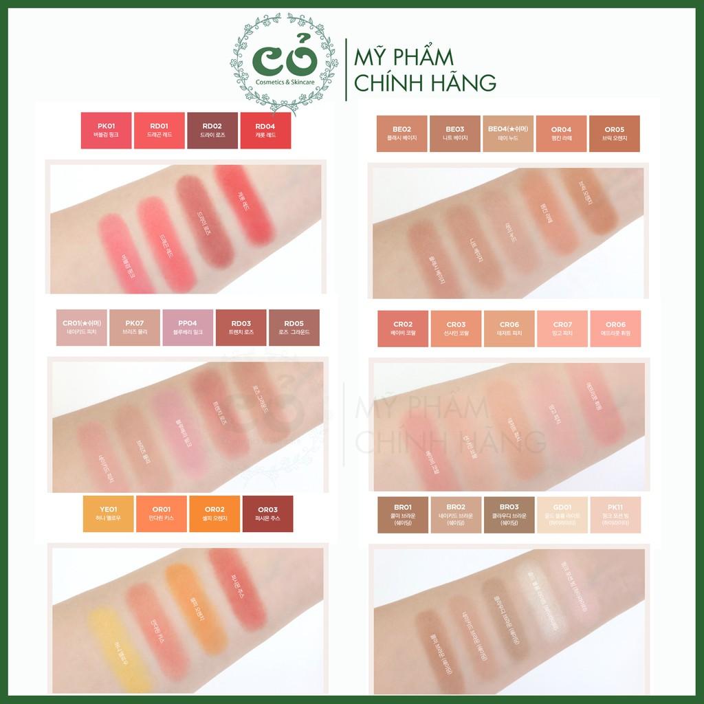 Phấn má hồng The Saem Saemmul Singhle Blusher(Mới)