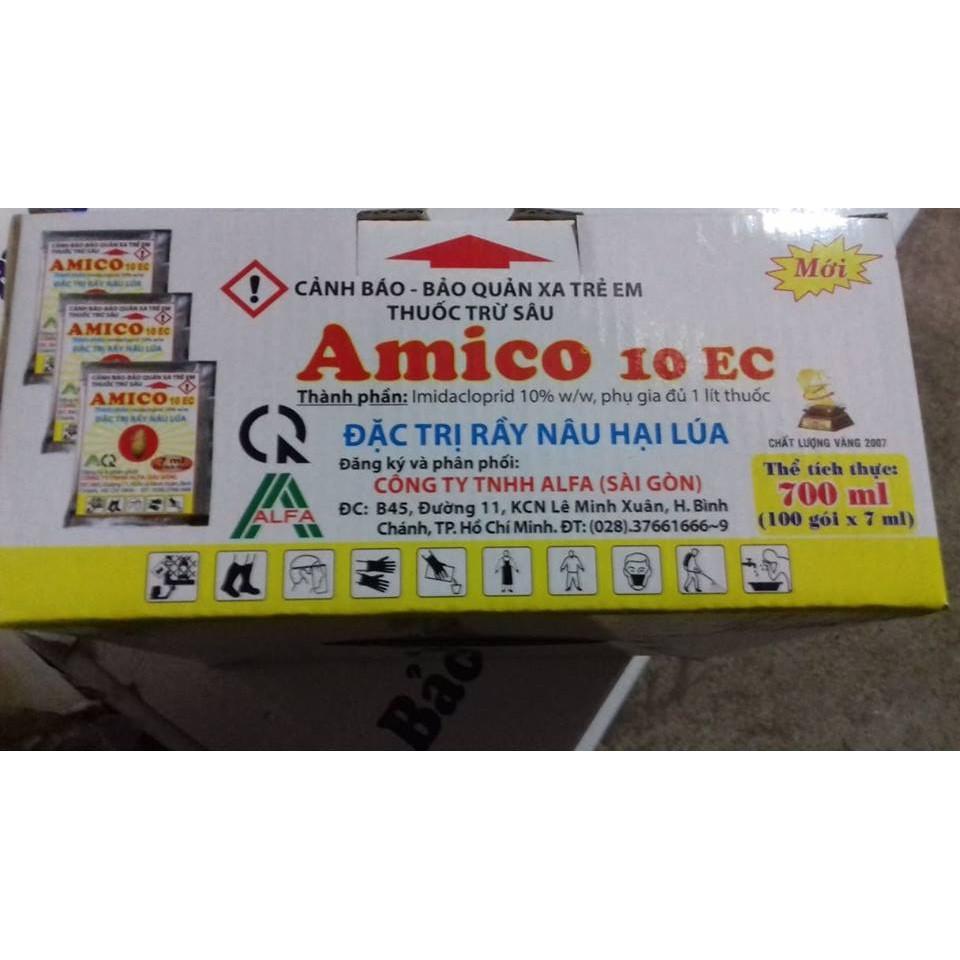 THUỐC AMICO 10EC 7ml (TRỪ RẬN, RỆP) sét 50 gói