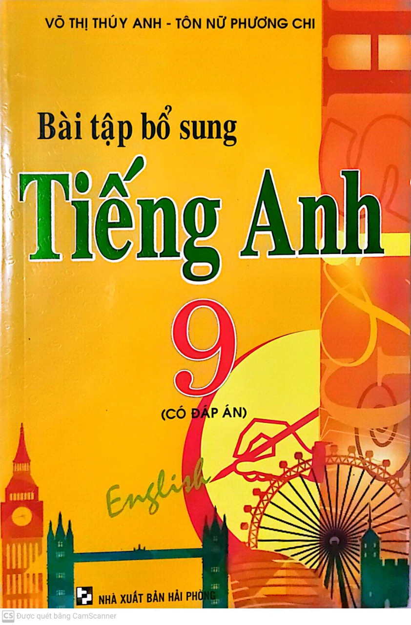 Sách - Bài tập bổ sung Tiếng Anh 9 (có đáp án)