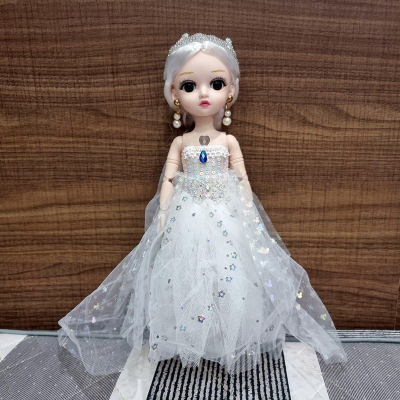 Búp Bê Babi. Đồ Chơi Búp Bê Công Chúa Tuyết Cao 30cm. Có Nhạc. Có Khớp.