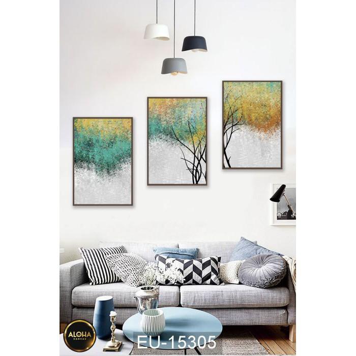 MUA 1 TẶNG 1 3 Tranh Canvas Treo Tường Hiện Đại Cầu Thang Phòng Khách Phòng Ngủ Phòng Bếp