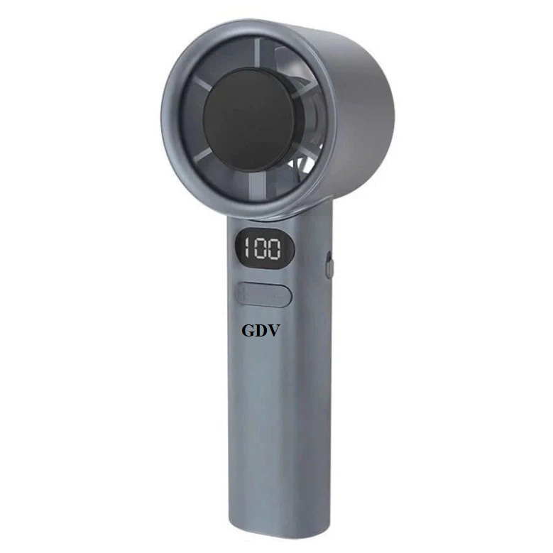 Quạt Cầm Tay Mini GDV M11 Làm Mát Nhanh Với 120 Mức Gió, Sạc Nhanh, Màn Hình LCD Hiển Thị Tốc Độ Gió - Màu Ngẫu Nhiên - Hàng Chính Hãng