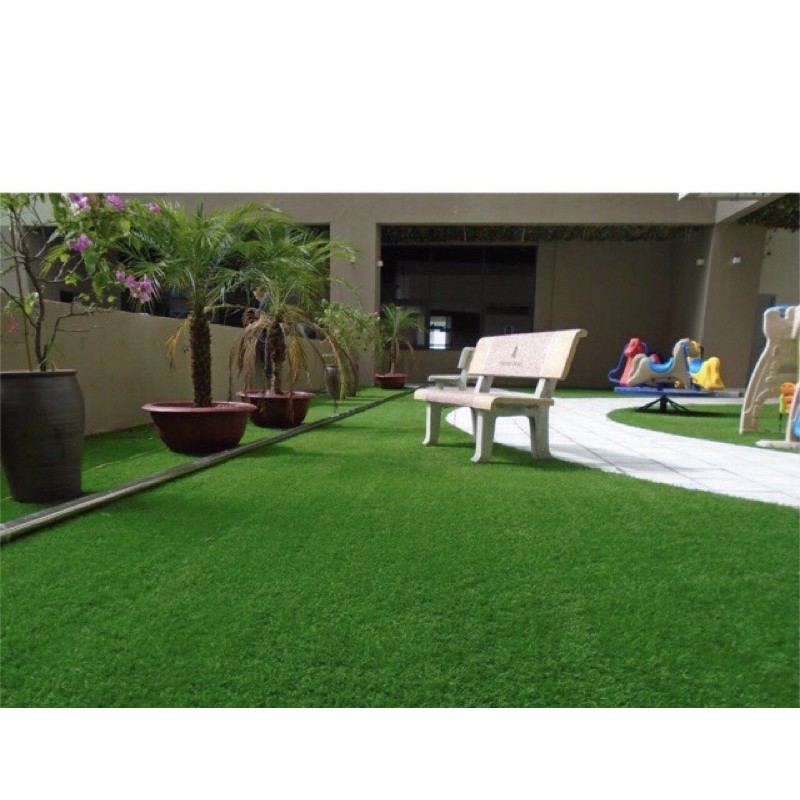 Tấm cỏ nhân tạo cao cấp loại cao 2cm siêu bền, không thấm nước kích thước 2m x 1m