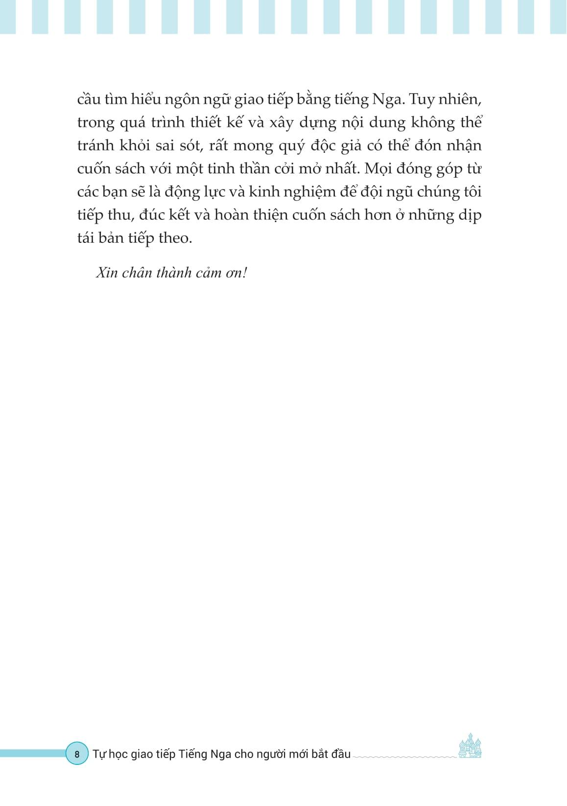 Sách - Tự Học Giao Tiếp Tiếng Nga Cho Người Mới Bắt Đầu