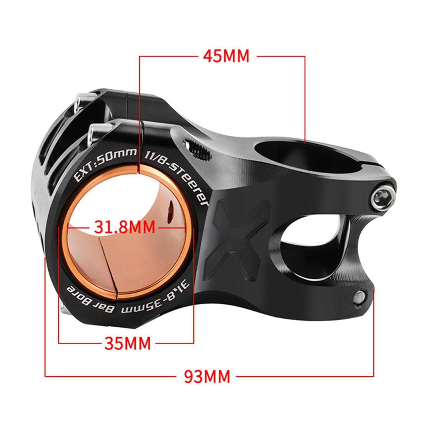 Bike Stem  Handlebar Stem Riser Short Handlebar Stem for Mountain , Road Bike, BMX, Alloy Aluminum