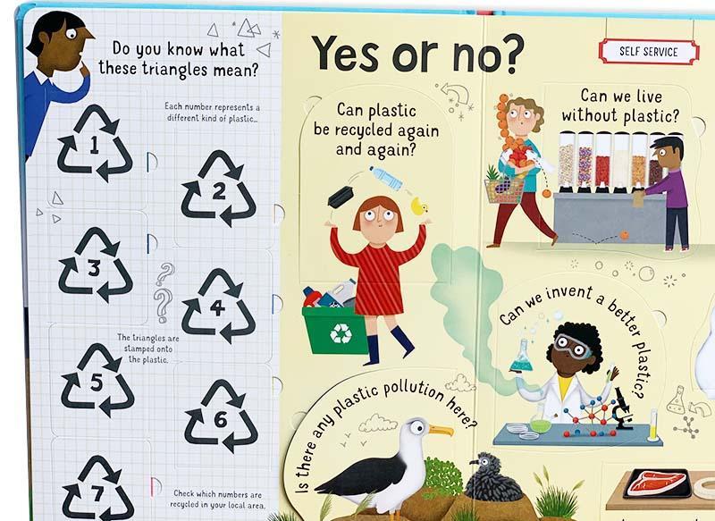 Lift-the-Flap Questions and Answers About Plastic