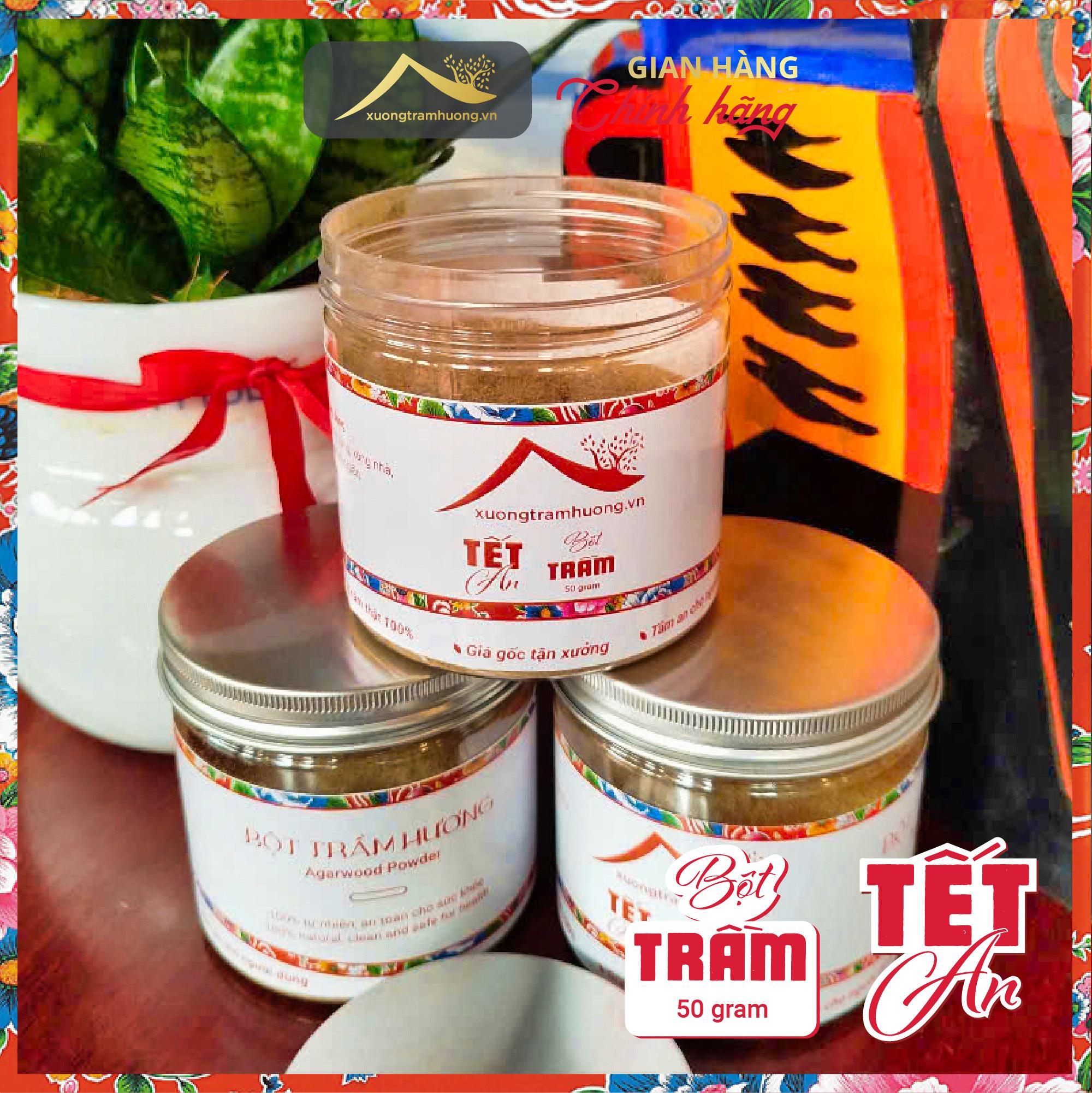 Bột Trầm Hương Nguyên Chất 100% Từ Trầm Khoang Cây >15tuổi Xưởng Trầm Hương Xông Nhà Lễ Tết Thu Hút Tài Lộc