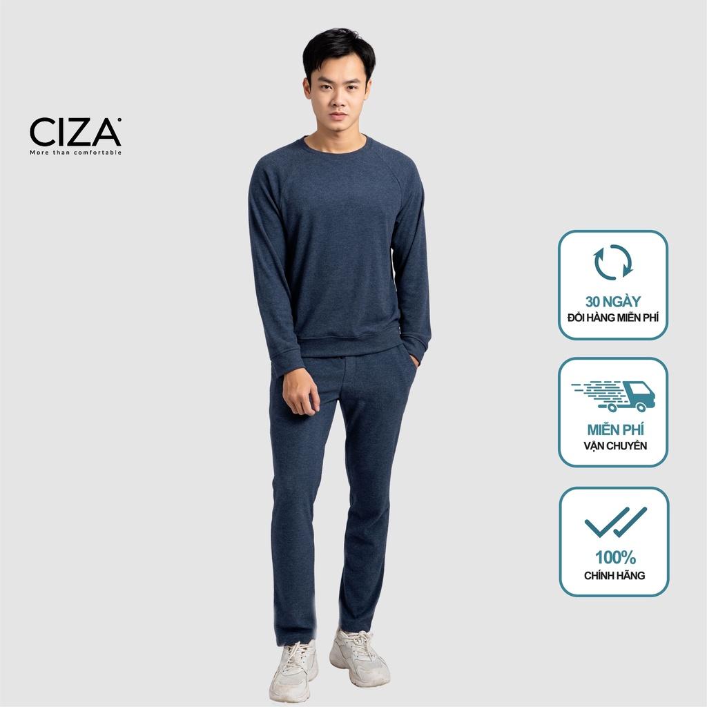 Bộ Quần Áo Nỉ Bông Nam CIZA Thể Thao Giữ Nhiệt Chất Dày Ấm Áp Trẻ Trung Năng Động size S M L XL ATDS02&amp;QDTS14
