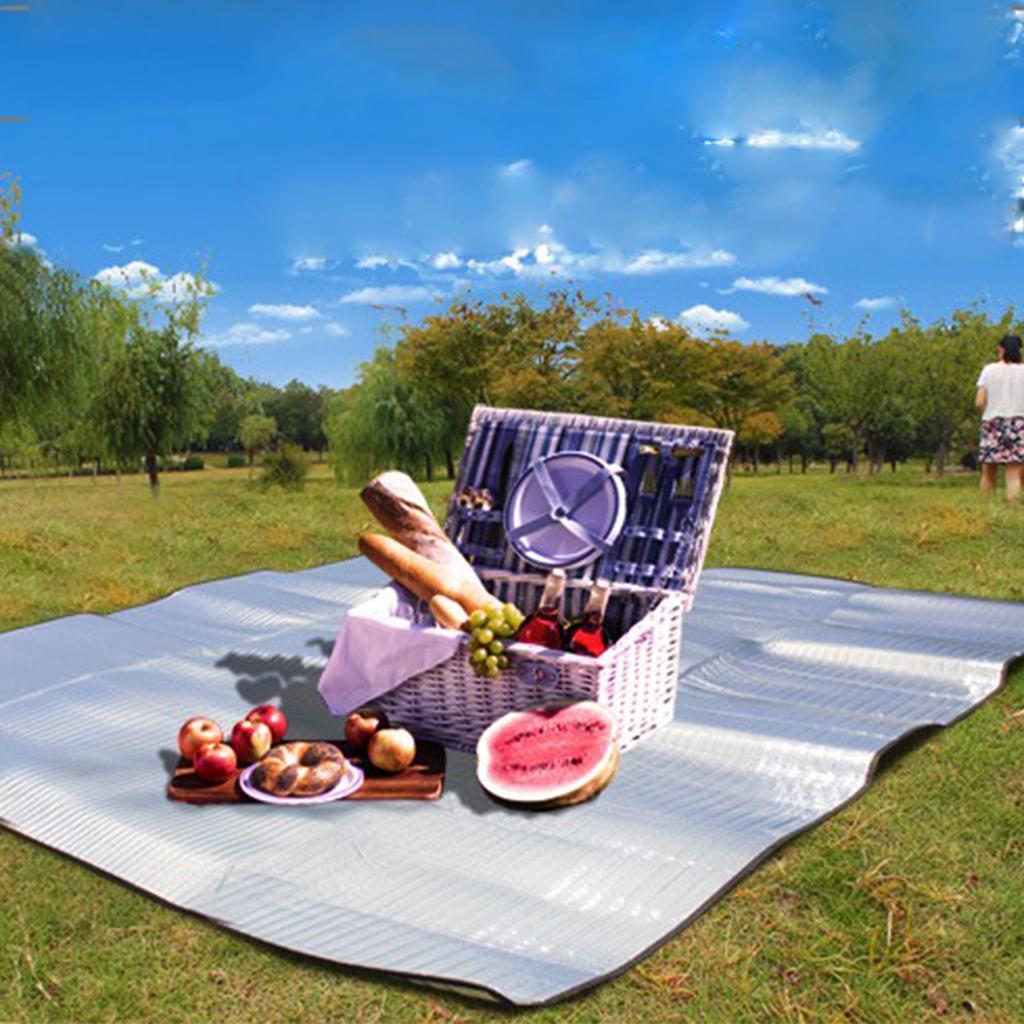 Aluminum Foil Sleeping Mattress Mat Pad For Outdoor Camping