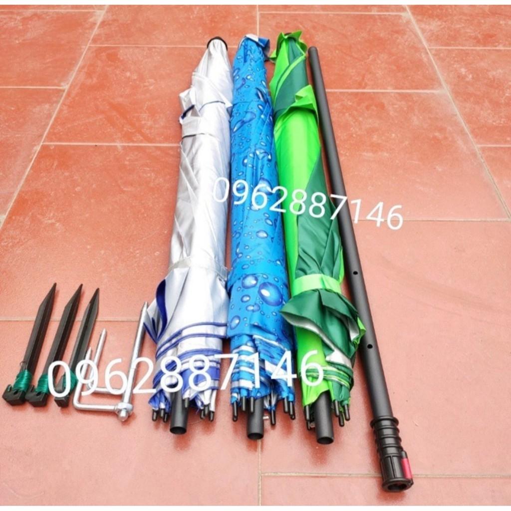 Ô dù câu cá che nắng xoay 360 độ 1m8 siêu to khổng lồ