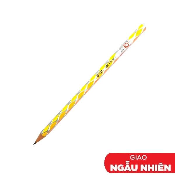 Bộ 8 Bút Chì Gỗ Điểm 10 GP-021 - 2B (Mẫu Màu Sản Phẩm Giao Ngẫu Nhiên)