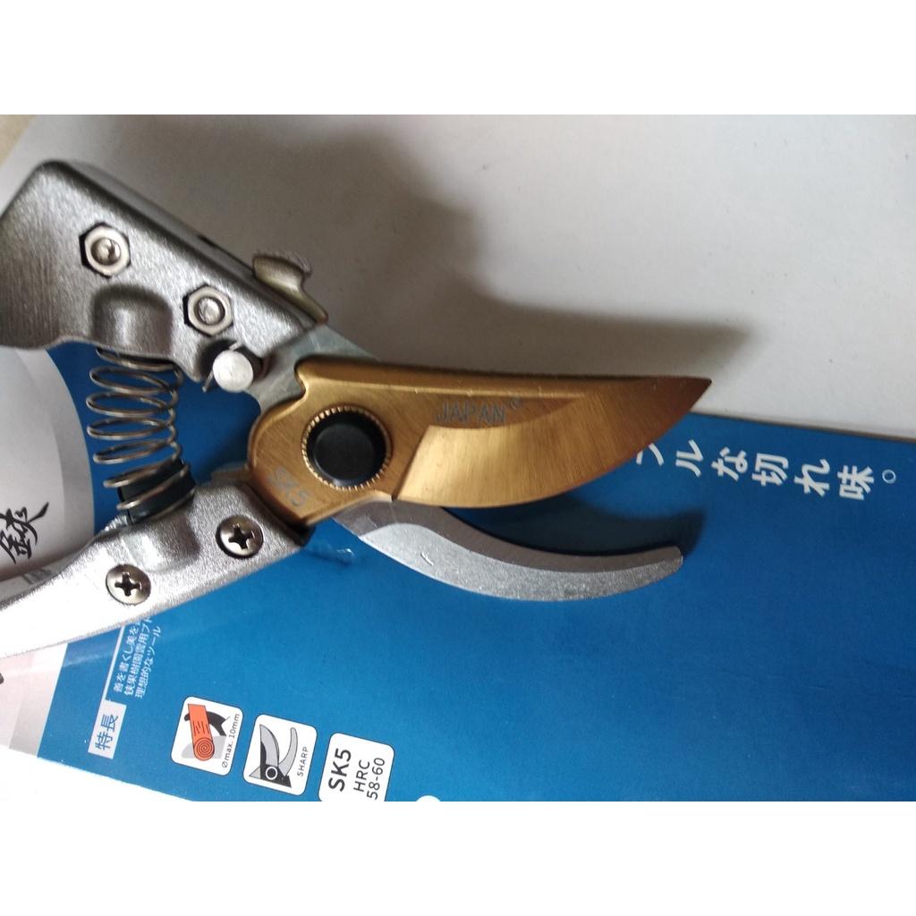 Kéo cắt cành Nhật lưỡi thép SK-5 siêu bền