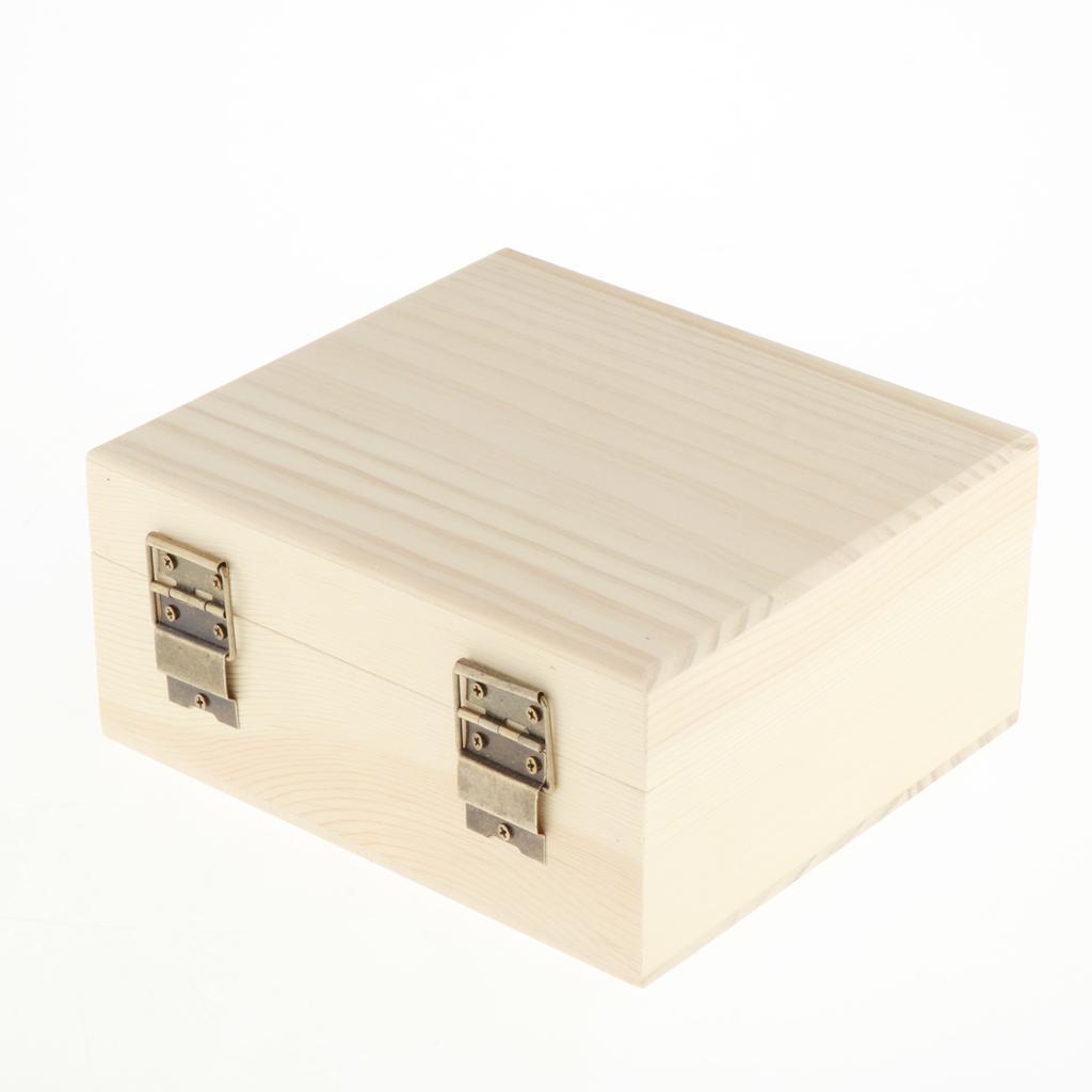 12 Slots 15ML Wooden Box Storage Case Essential Oil Perfume Display Holder